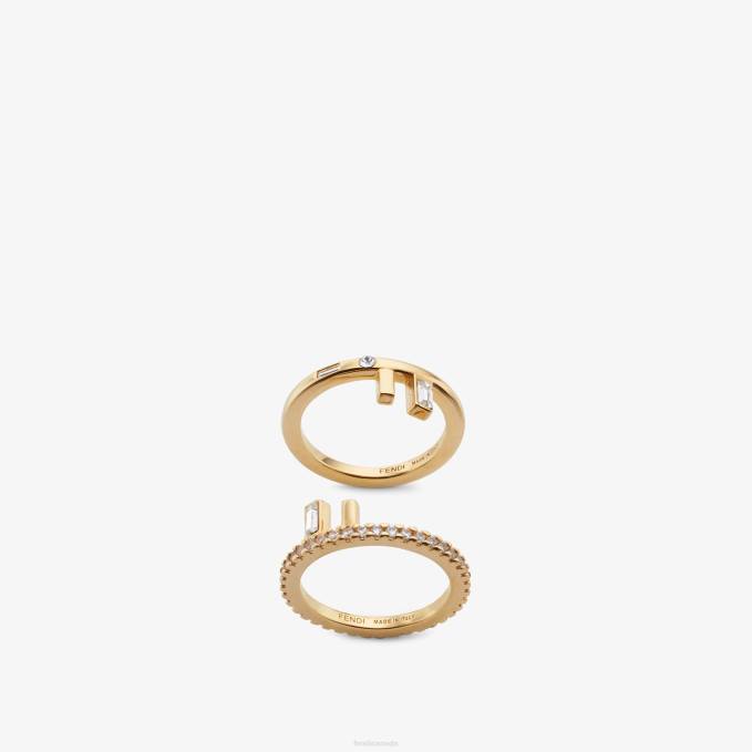 Women Rings Gold Fendi Jewelry 6RHH1721