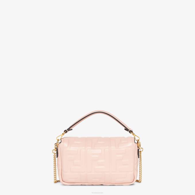 Women Baguette Mini Nappa Leather Bag Pink Fendi Accessories 6RHH814