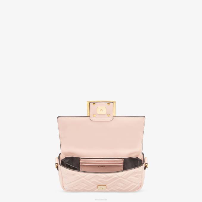 Women Baguette Mini Nappa Leather Bag Pink Fendi Accessories 6RHH814