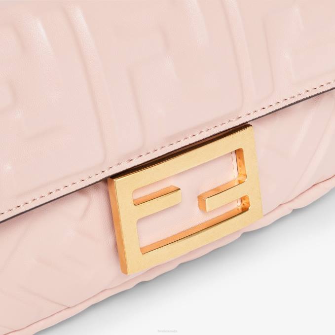 Women Baguette Mini Nappa Leather Bag Pink Fendi Accessories 6RHH814