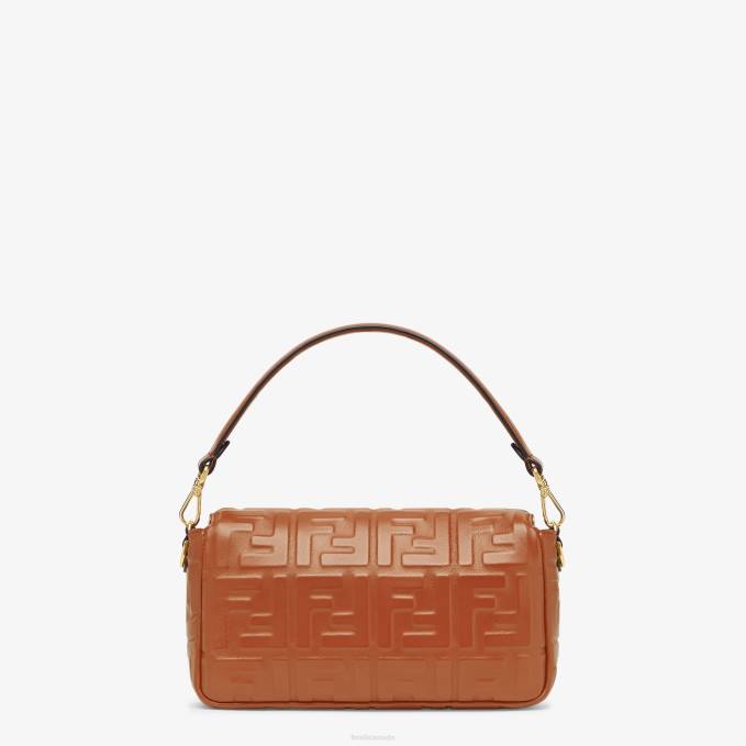 Women Baguette Nappa Leather Bag Brown Fendi Accessories 6RHH542