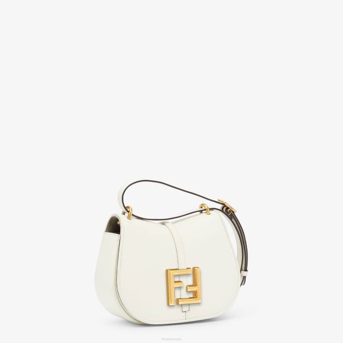 Women C'Mon Mini Leather Bag White Fendi Accessories 6RHH535