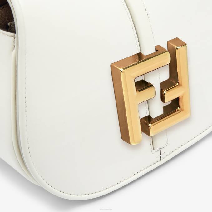Women C'Mon Mini Leather Bag White Fendi Accessories 6RHH535