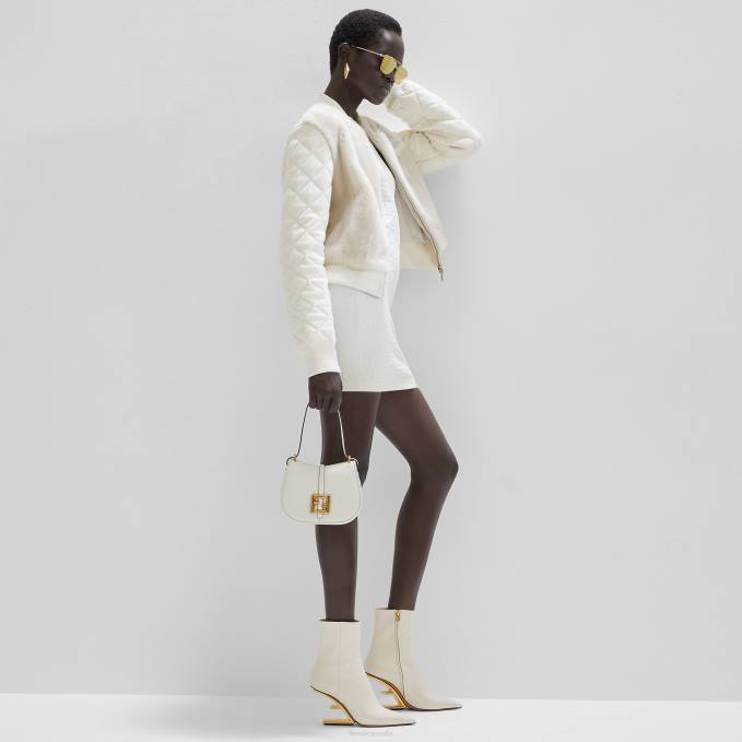 Women C'Mon Mini Leather Bag White Fendi Accessories 6RHH535