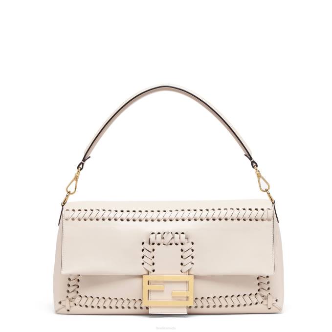 Women Camellianappa-Leather Bag With Matching Stitching Pink Fendi Accessories 6RHH553