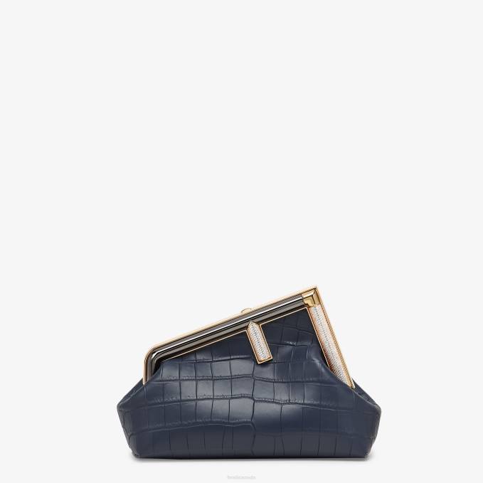 Women Crocodile Bag Blue Fendi Accessories 6RHH776