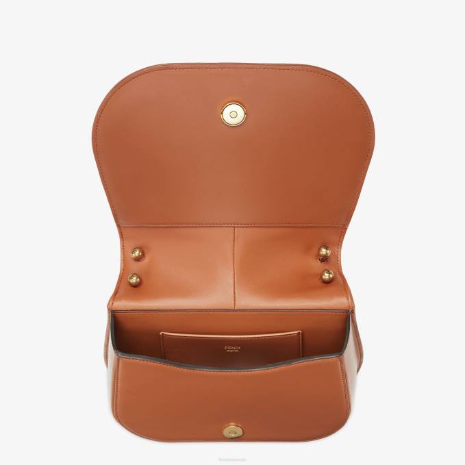 Women Crocodile Leather Bag Brown Fendi Accessories 6RHH660