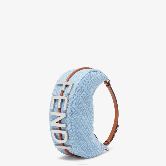 Women Denim Bag Light blue Fendi Accessories 6RHH637