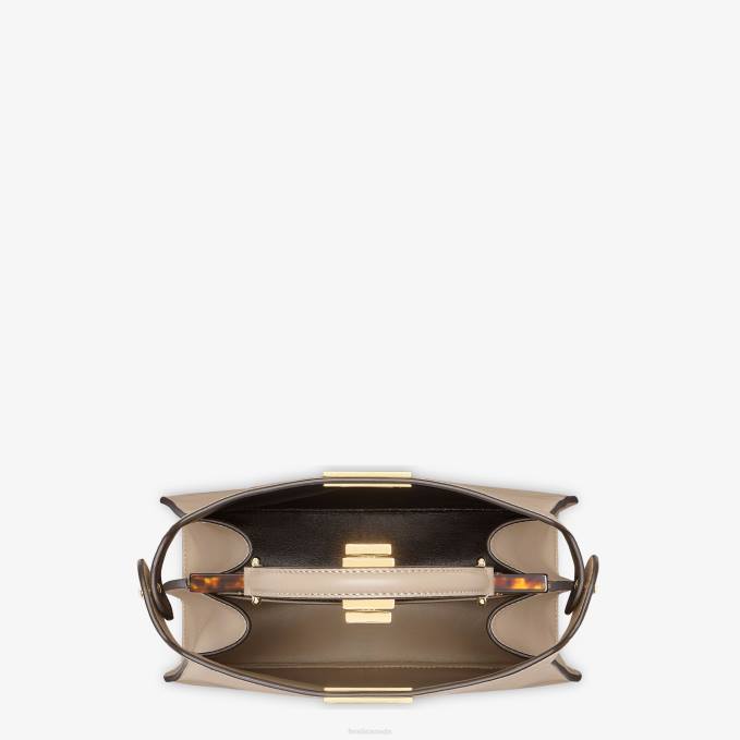 Women Dove Leather Bag Beige Fendi Accessories 6RHH609