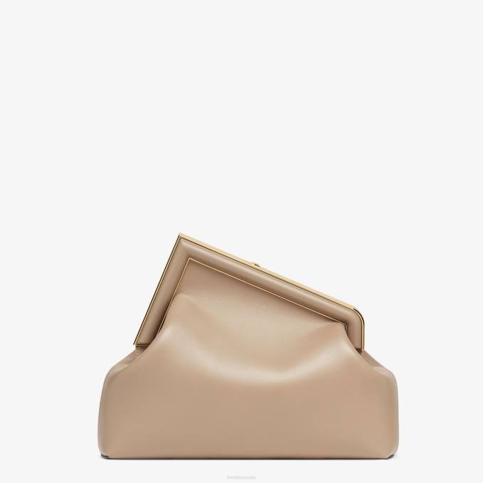 Women Dove Leather Bag Beige Fendi Accessories 6RHH825