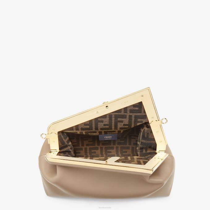 Women Dove Leather Bag Beige Fendi Accessories 6RHH825