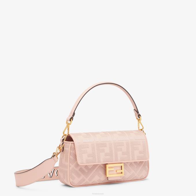 Women FF Canvas Bag Pink Fendi Accessories 6RHH815