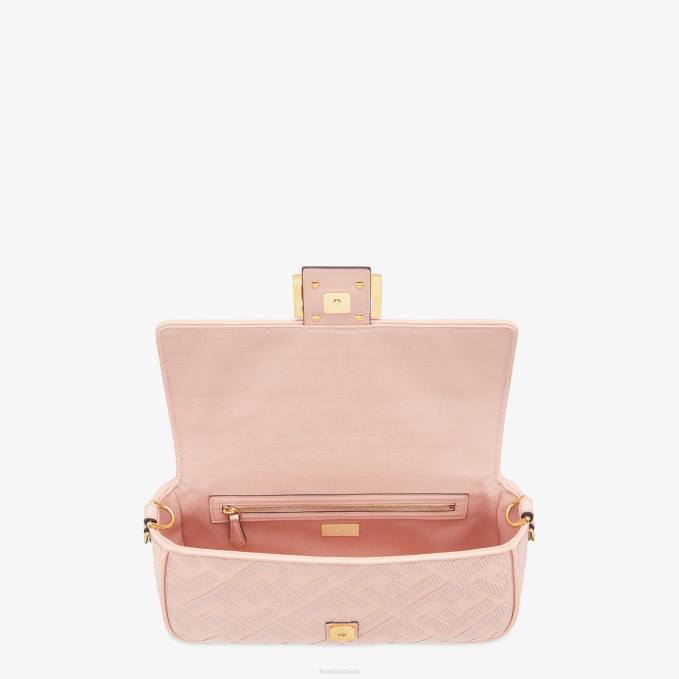 Women FF Canvas Bag Pink Fendi Accessories 6RHH815