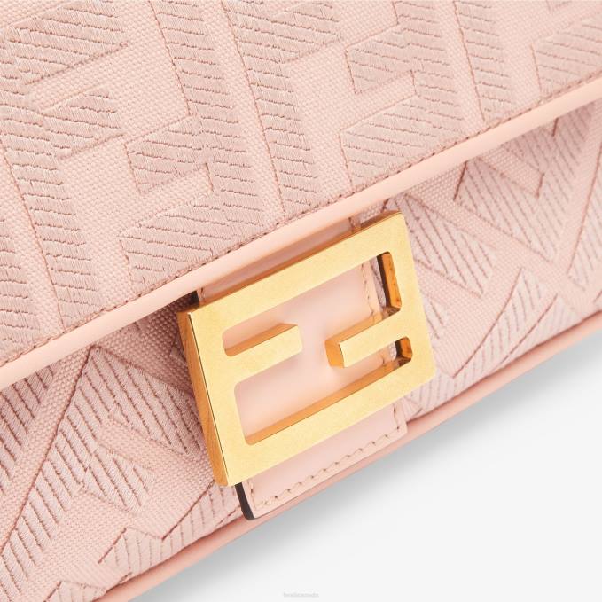 Women FF Canvas Bag Pink Fendi Accessories 6RHH815
