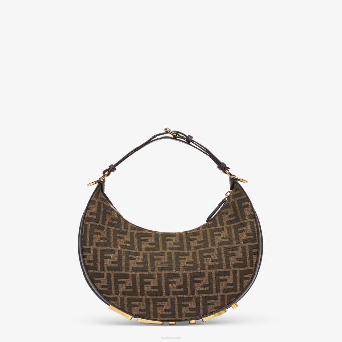Women FF Fabric Bag Brown Fendi Accessories 6RHH538