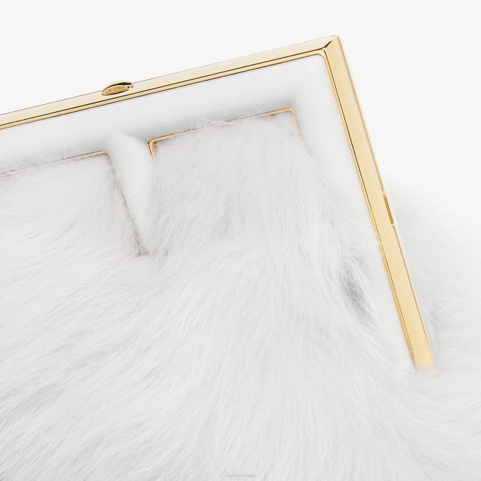 Women Fox Fur Bag White Fendi Accessories 6RHH779