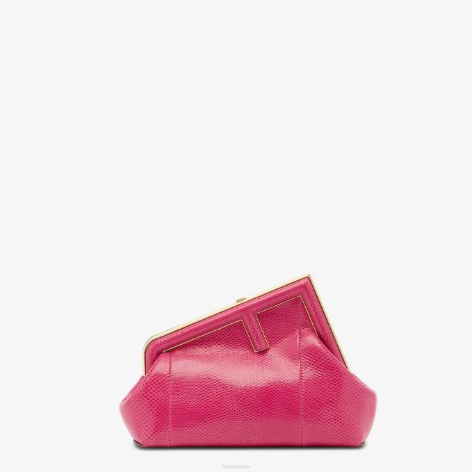 Women Fuchsia Karung Bag Pink Fendi Accessories 6RHH662