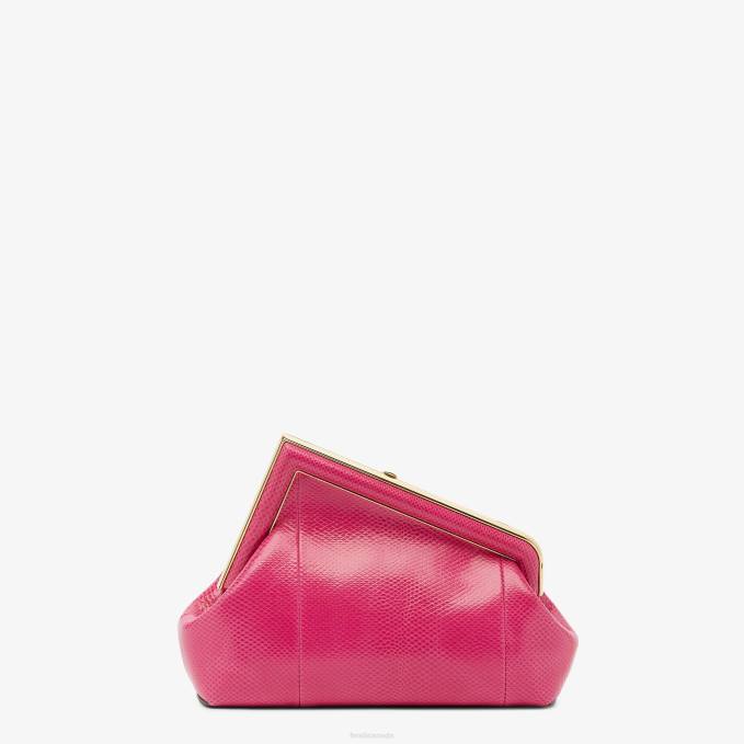 Women Fuchsia Karung Bag Pink Fendi Accessories 6RHH662