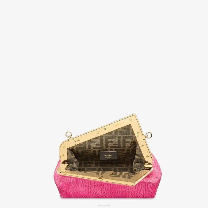 Women Fuchsia Karung Bag Pink Fendi Accessories 6RHH662