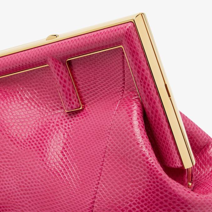 Women Fuchsia Karung Bag Pink Fendi Accessories 6RHH662