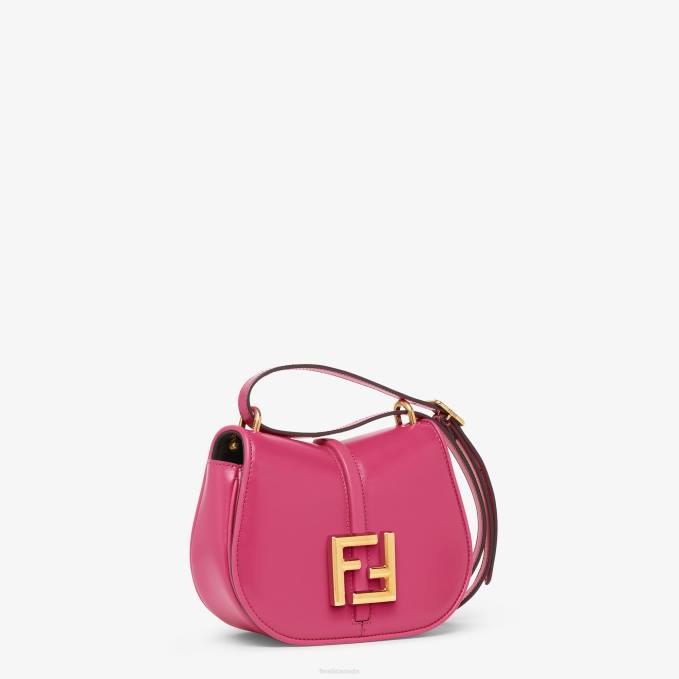 Women Fuchsia Leather Bag Pink Fendi Accessories 6RHH567