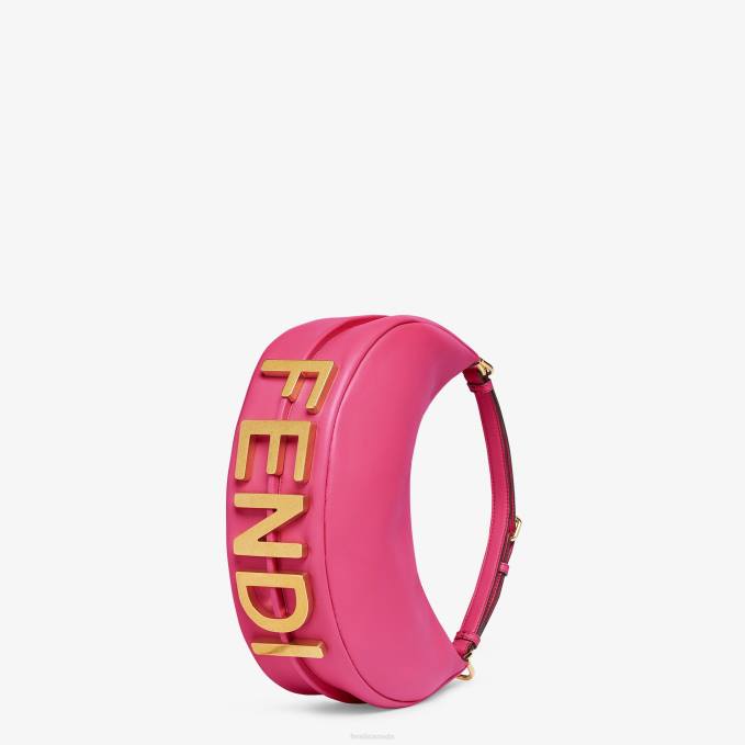 Women Fuchsia Leather Bag Pink Fendi Accessories 6RHH569