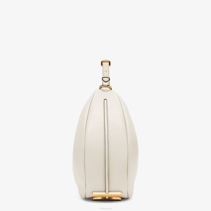 Women Graphy Medium Leather Bag White Fendi Accessories 6RHH571