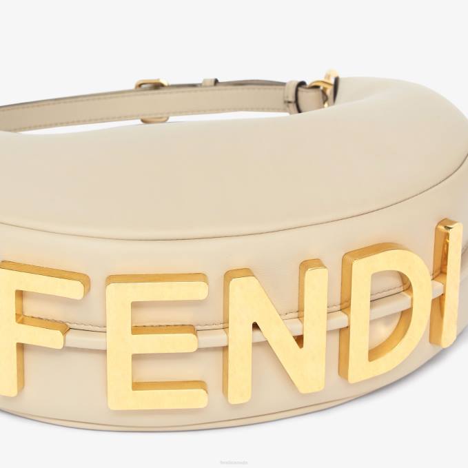 Women Graphy Small Leather Bag Beige Fendi Accessories 6RHH845