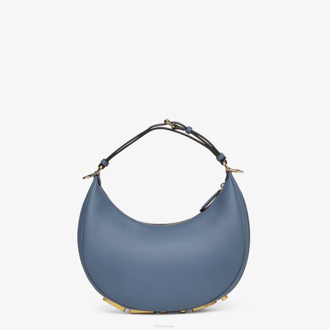 Women Graphy Small Leather Bag Blue Fendi Accessories 6RHH698