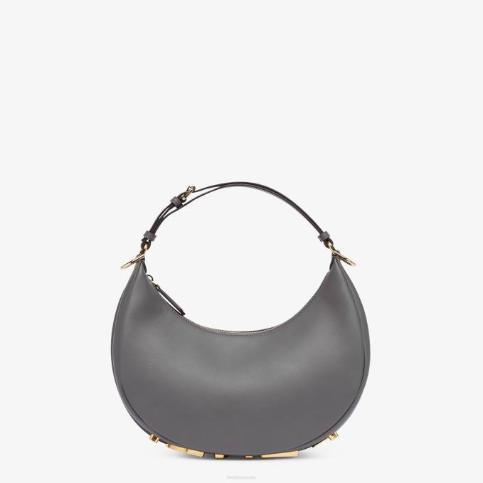 Women Graphy Small Leather Bag Gray Fendi Accessories 6RHH832