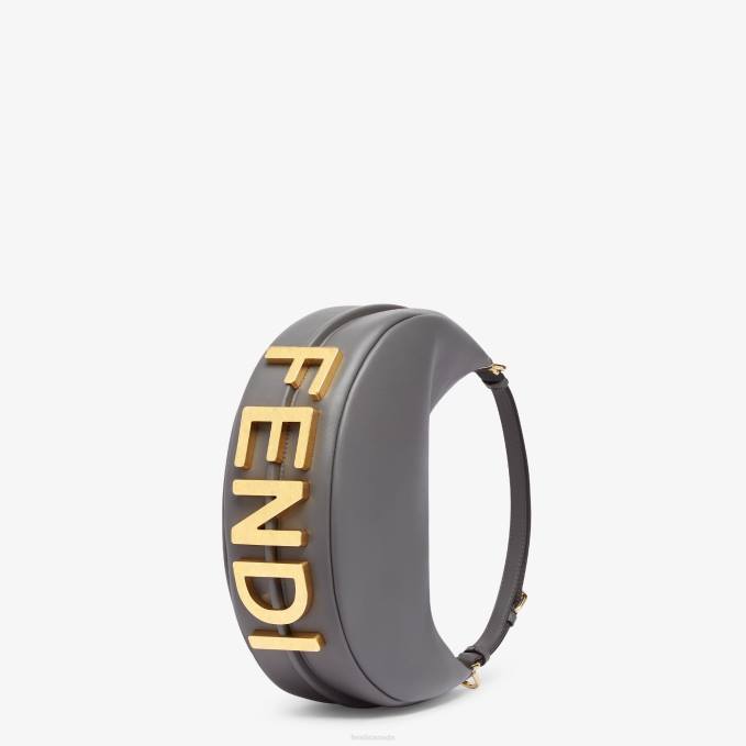 Women Graphy Small Leather Bag Gray Fendi Accessories 6RHH832