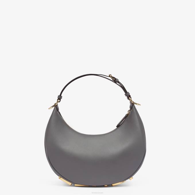 Women Graphy Small Leather Bag Gray Fendi Accessories 6RHH832