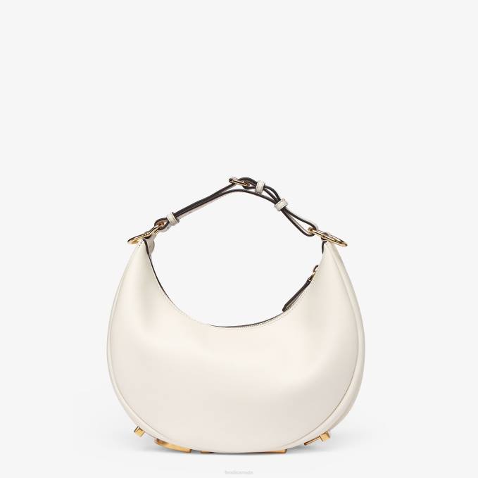 Women Graphy Small Leather Bag White Fendi Accessories 6RHH570