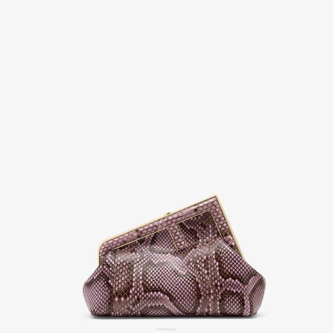 Women Lilac Python Bag Purple Fendi Accessories 6RHH902
