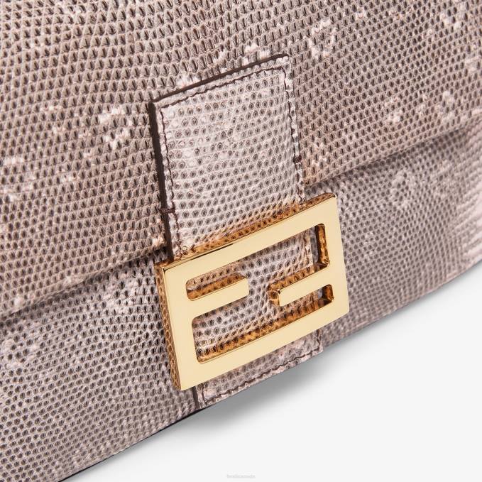 Women Lizard Leather Re-Edition Bag Pink Fendi Accessories 6RHH892
