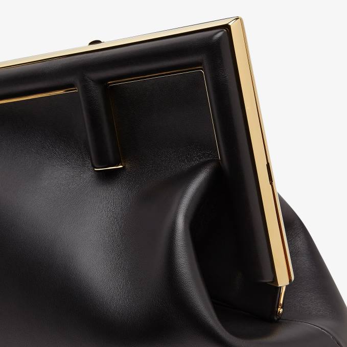 Women Medium Leather Bag Black Fendi Accessories 6RHH578