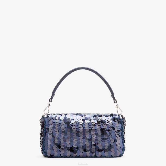 Women Mid Sequin Bag Blue Fendi Accessories 6RHH628