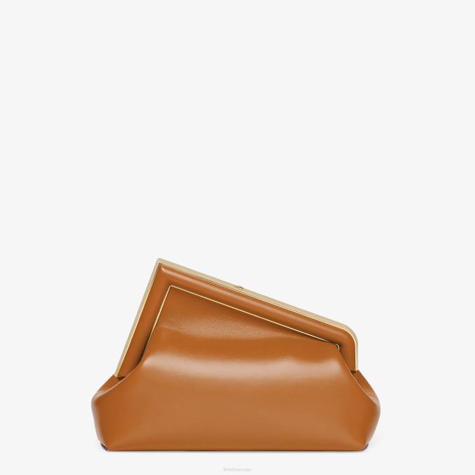 Women Midi Leather Bag Brown Fendi Accessories 6RHH574