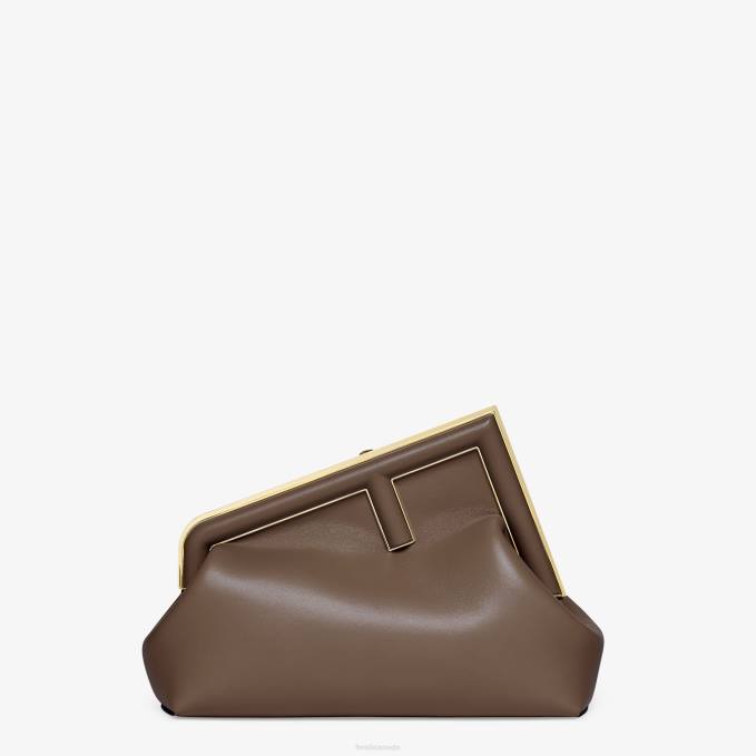 Women Midi Leather Bag Brown Fendi Accessories 6RHH766