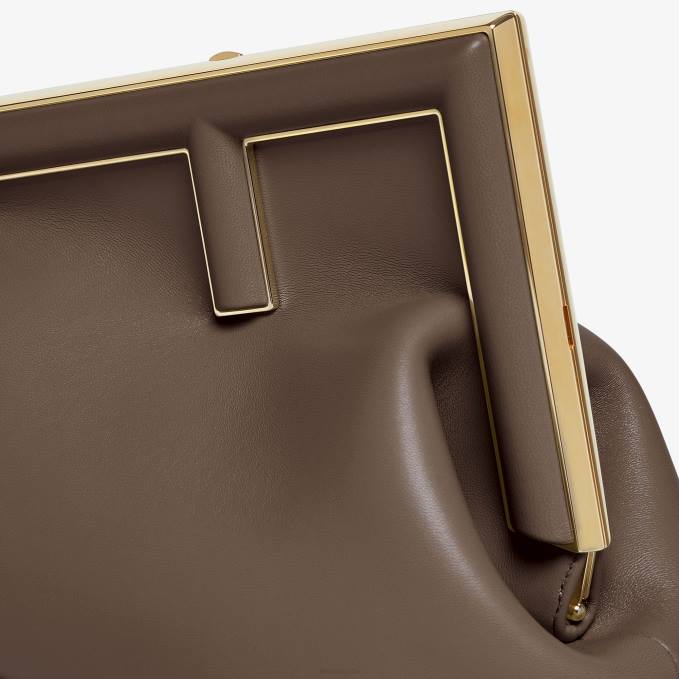 Women Midi Leather Bag Brown Fendi Accessories 6RHH766