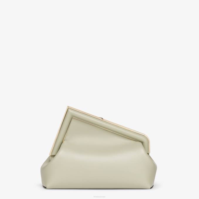 Women Midi Leather Bag Green Fendi Accessories 6RHH709