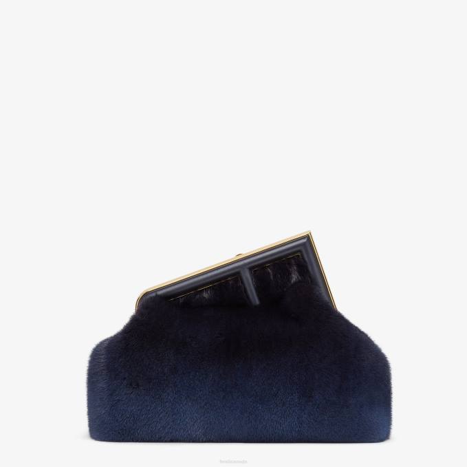 Women Mink Bag Blue Fendi Accessories 6RHH835