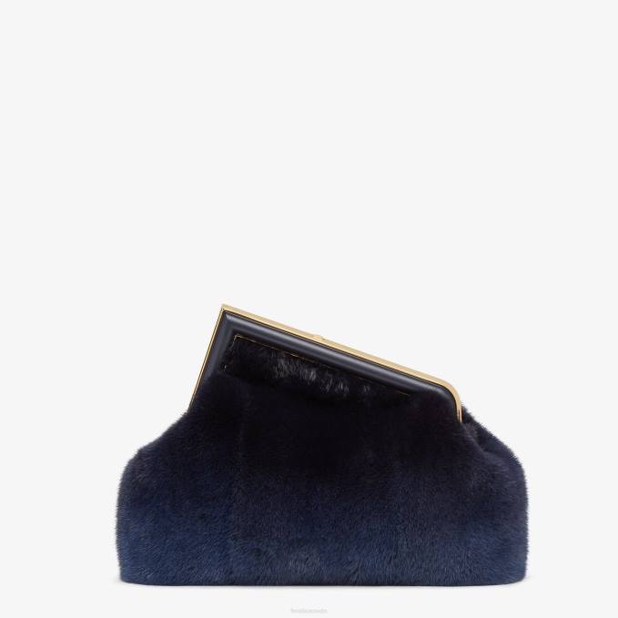 Women Mink Bag Blue Fendi Accessories 6RHH835