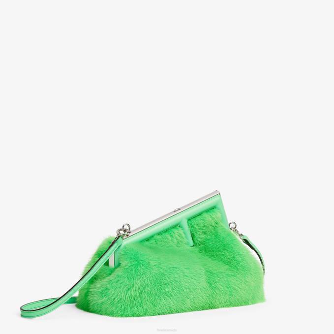 Women Mink Bag Green Fendi Accessories 6RHH732