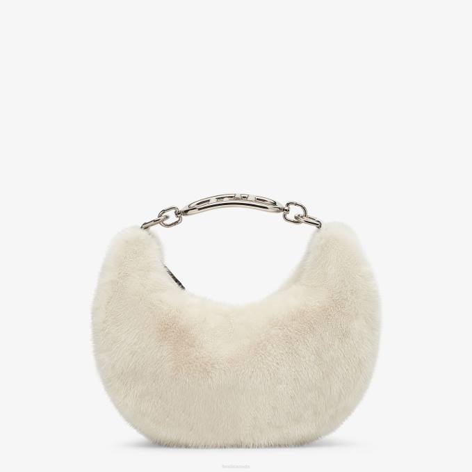 Women Mink Bag White Fendi Accessories 6RHH730