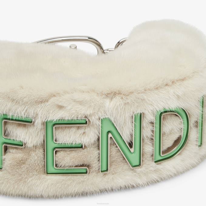 Women Mink Bag White Fendi Accessories 6RHH730