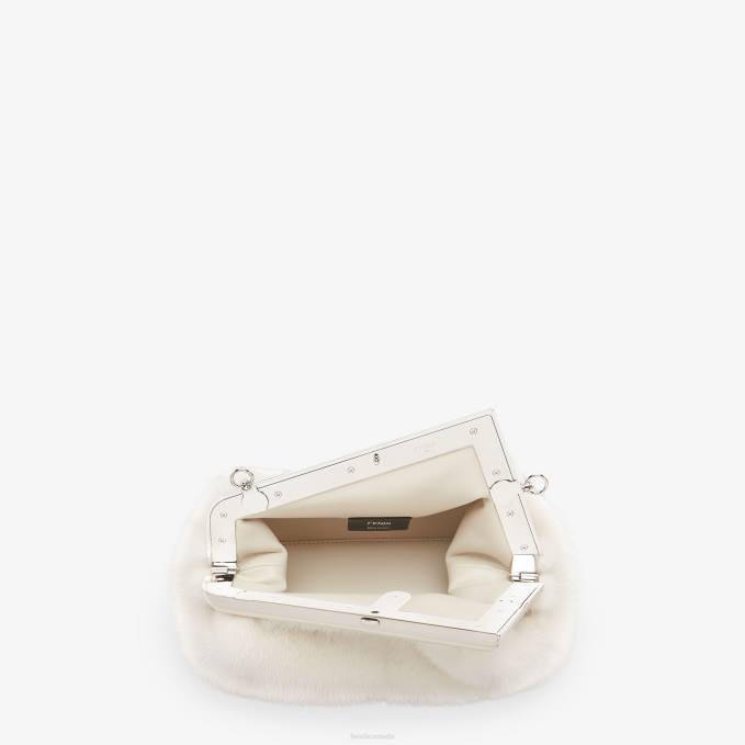 Women Mink Bag White Fendi Accessories 6RHH738