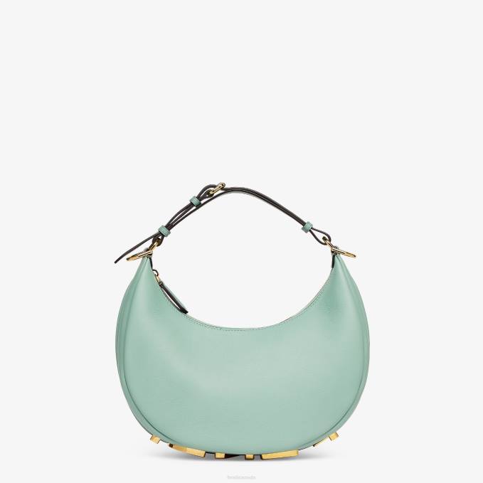 Women Mint Leather Bag Green Fendi Accessories 6RHH831