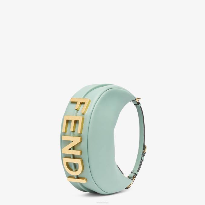 Women Mint Leather Bag Green Fendi Accessories 6RHH831