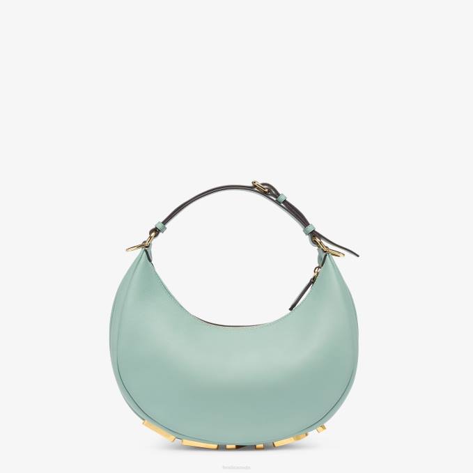 Women Mint Leather Bag Green Fendi Accessories 6RHH831